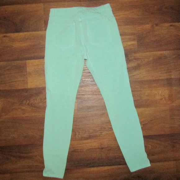 American Apparel Teal Pants Size 30/31 96% Cotton - Picture 2 of 7